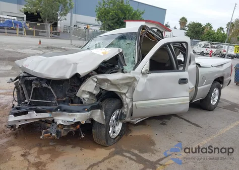 2005 Chevrolet Silverado 1500 Ls из США, поврежденный, VIN 1GCEC19V85Z280450